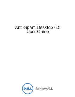 Anti-Spam Desktop 6.5 User Guide