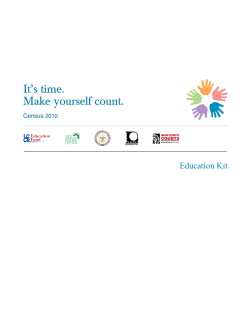 Census 2010 Education Kit