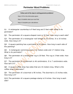 Sheet 1 - K6 Geometric Shapes