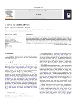 A survey for satellites of Venus