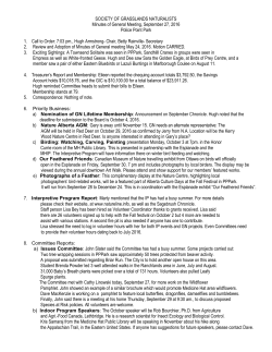 September 2016 - Medicine Hat - Medicine Hat Interpretive Program