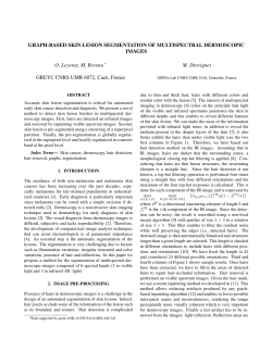 GRAPH-BASED SKIN LESION SEGMENTATION OF