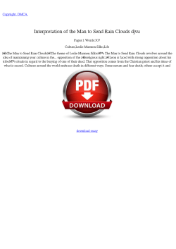 Interpretation of the Man to Send Rain Clouds djvu