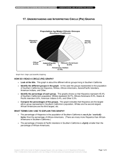17. UNDERSTANDING AND INTERPRETING CIRCLE (PIE) GRAPHS