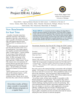 Project IDEAL Update, Fall 2004