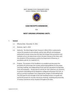 Cash Receipts Handbook