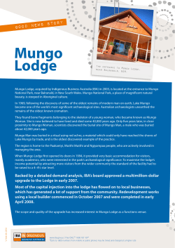 Mungo Lodge - Indigenous Business Australia