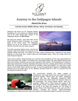 The Gal&aacute;pagos Islands