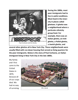 During the 1800s, most poor immigrants had to live in awful