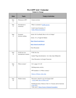 Unit 1 Calendar - Washington