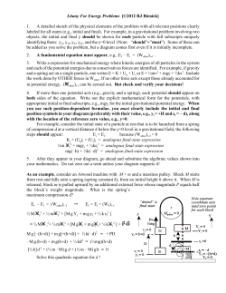 Litany for Energy Problems
