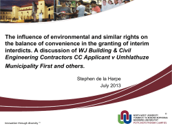 Prof Stephen de la Harpe