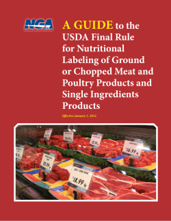 Meat Labeling Guide