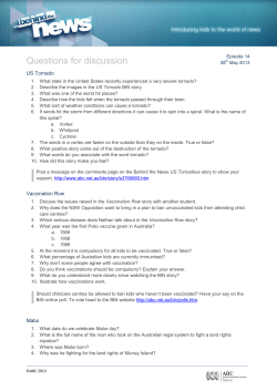Questions for discussion