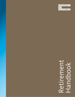 Retirement Handbook - UCnet