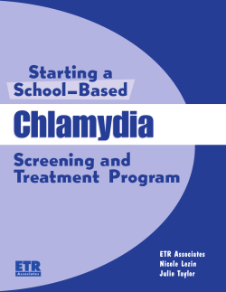 Starting a School&ndash;Based Chlamydia