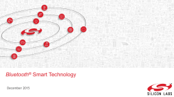 Bluetooth&reg; Smart Technology