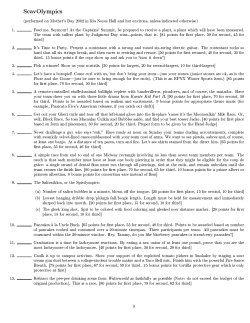 List - The University of Chicago Scavenger Hunt