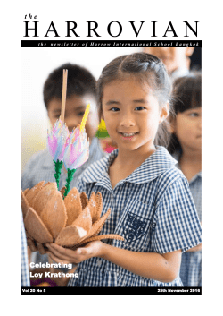 Harrovian Vol20 No.5 - Harrow International School Bangkok