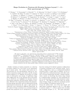 Shape Evolution in Neutron-rich Krypton Isotopes beyond N = 60