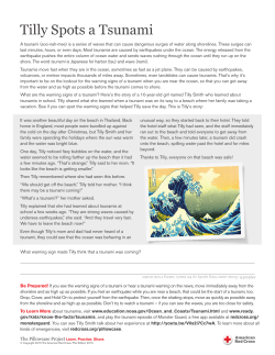 Tilly Spots a Tsunami