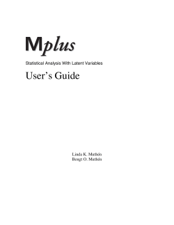 Mplus User`s Guide.