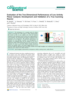 Evaluation of the Two-Dimensional Performances of Low Activity