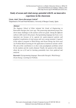 Study of ocean and wind energy potential with R: an