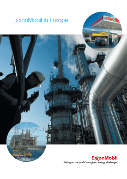 ExxonMobil in Europe - ExxonMobil in the UK