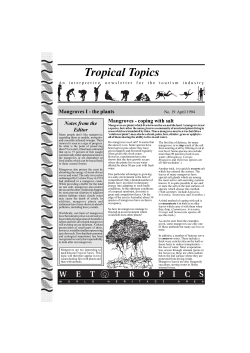 Mangrove plants (Tropical Topics)