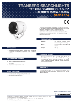 Datasheet - Tranberg