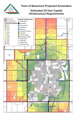 Estimated 25 Year Capital Infrastructure Requirements