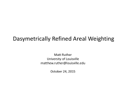 Dasymetrically Refined Areal Weighting