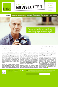 You`re going to be studying a new language at your age?