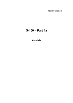 Part 4A Metadata 2.0.0 through TSMAD27 proposals