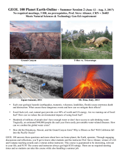 GEOL 100 Online Ad