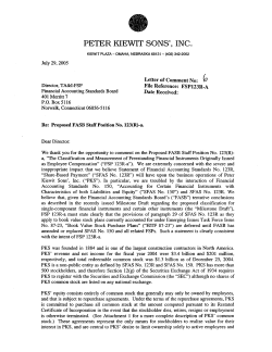 peter kiewit sons`, inc.