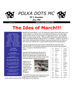 The Ides of March!!! - Polka Dots Motorcycle Club