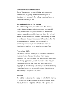 Copyright Infringement - Art Academy of Cincinnati