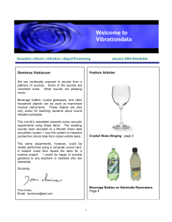 Beverage Bottles as Helmholtz Resonators
