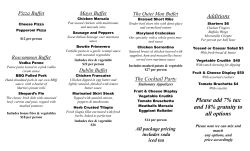 Additions Please add 7% tax and 18% gratuity to all
