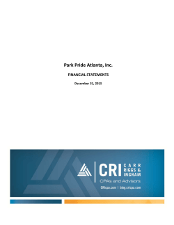2015 Audited Financials
