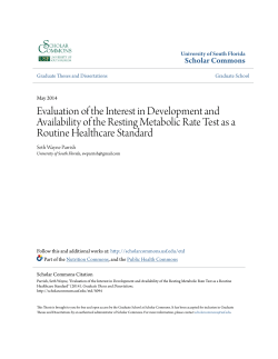 Evaluation of the Interest in Development and Availability of the