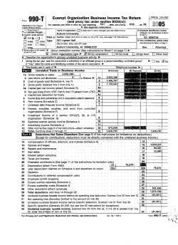 Exempt Organization Business Income Tax Return