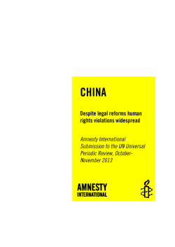 Despite legal reforms human rights violations widespread Amnesty