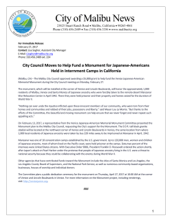 City Council Moves to Help Fund a Monument for