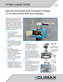 ff1000 flange facer - Climax Portable Machine Tools
