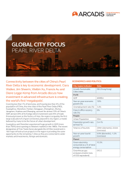 Pearl River Delta City Focus