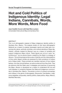 Hot and Cold Politics of Indigenous Identity