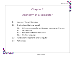 Chapter 2 Anatomy of a computer
